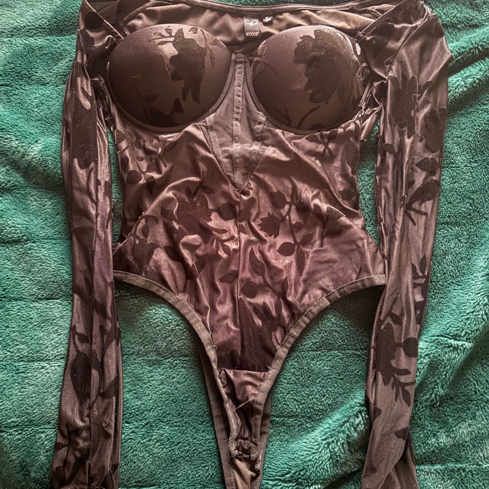 Windsor Black Floral Bodysuit